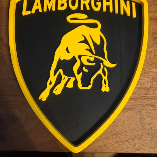 Lamborghini Wall Art Sign
