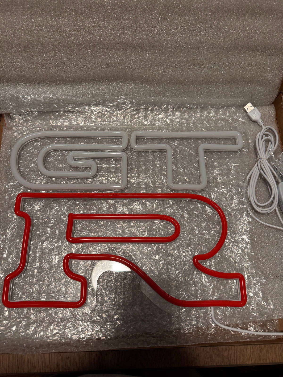 Nissan GT-R LED sign, second detail view