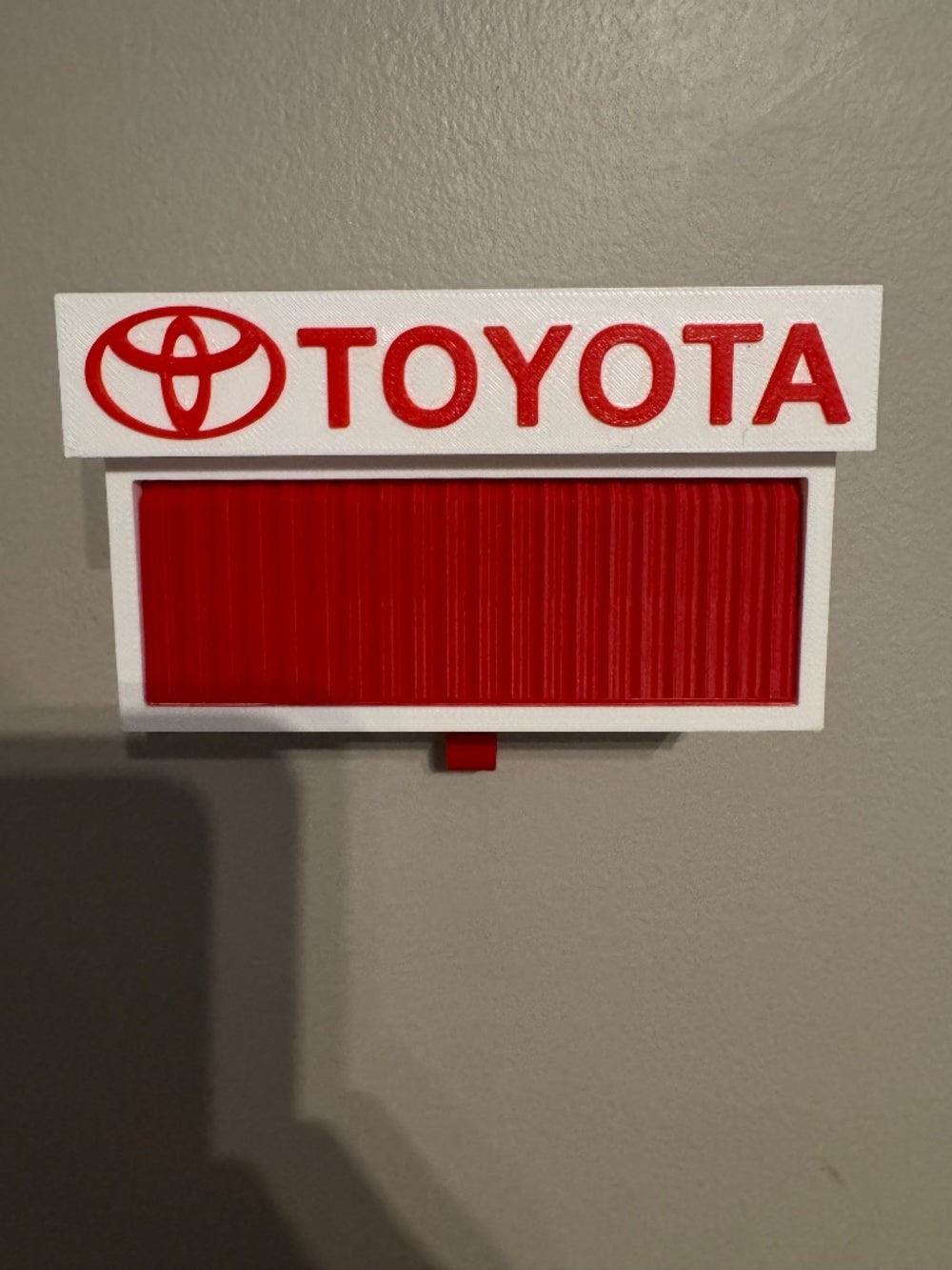 Toyota Key Holder Shelf – Black & White – view 2