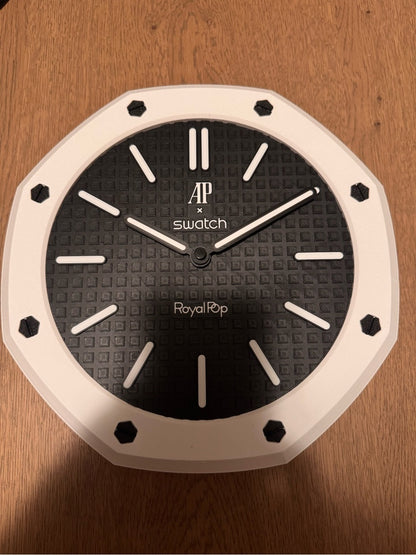 Black & White Designer Wall Clock – view 3