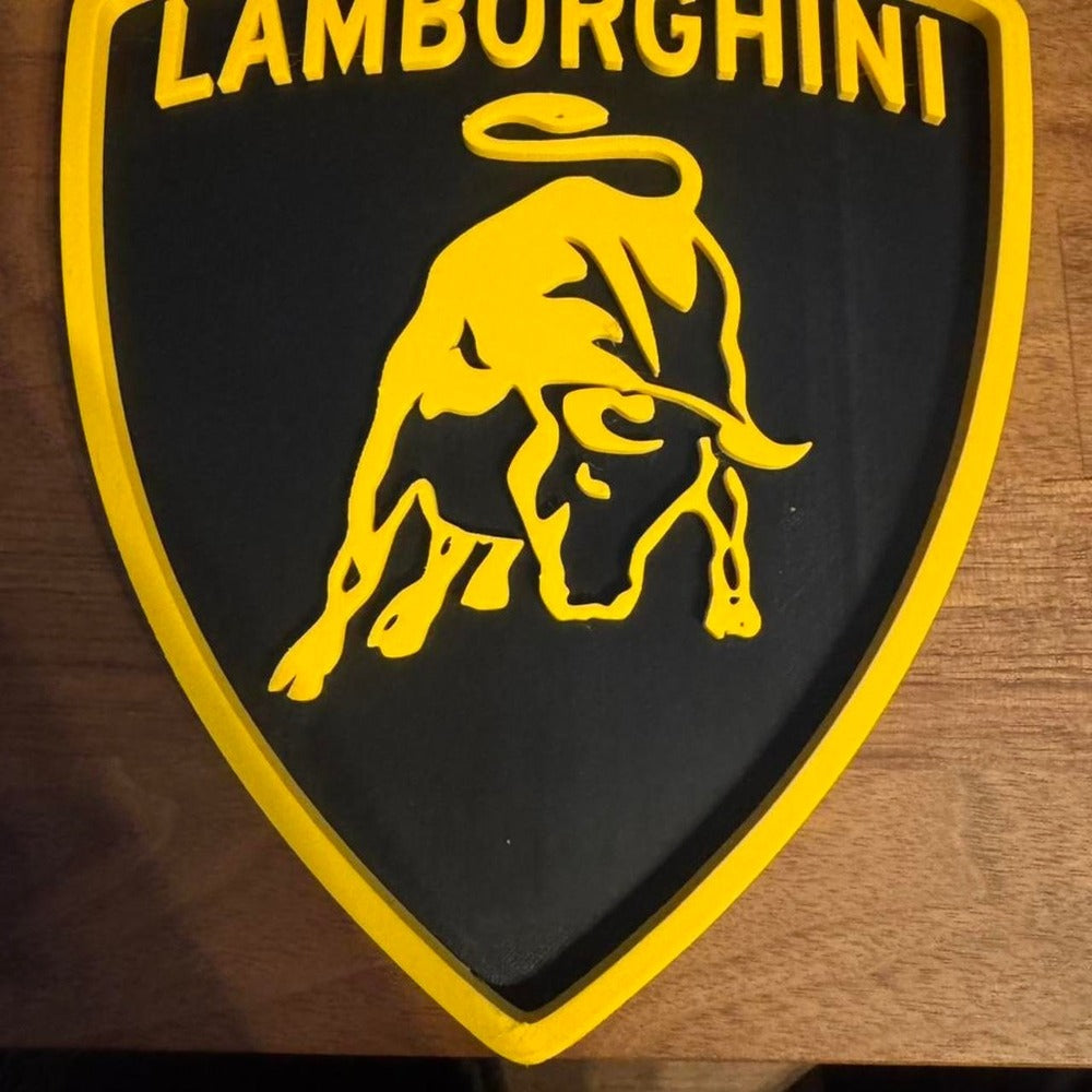 Lamborghini Wall Art Sign